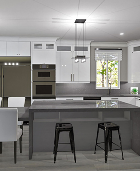 virtual renovation and 3d rendering