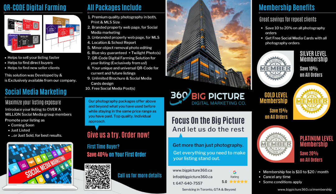 Our brochure, Side 1