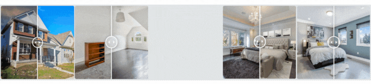 HDR Photography, Video Walkthrough, Aerial Drone Photo/Video, Virtual Staging & Decluttering, Color-coded 2D and 3D Floor Plans with room sizes and more.