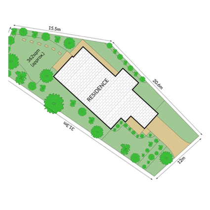 Lot Site Plan (Drone Service Req.)