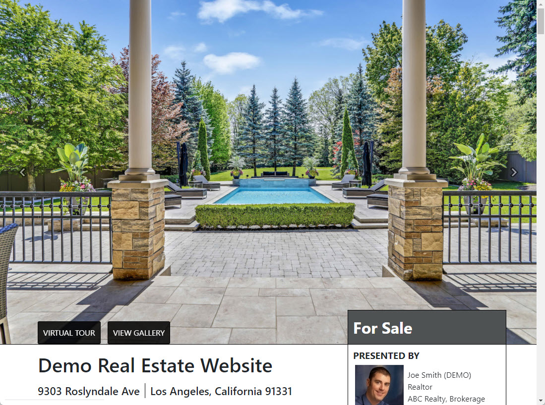 Property Website Example