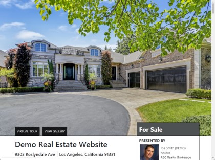 Property Website Example