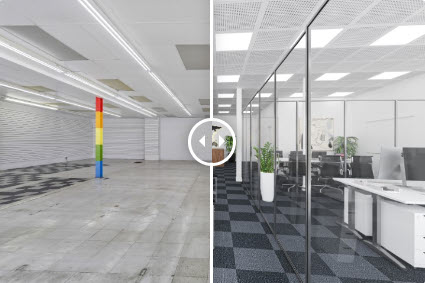 Commercial Spaces Virtual Staging